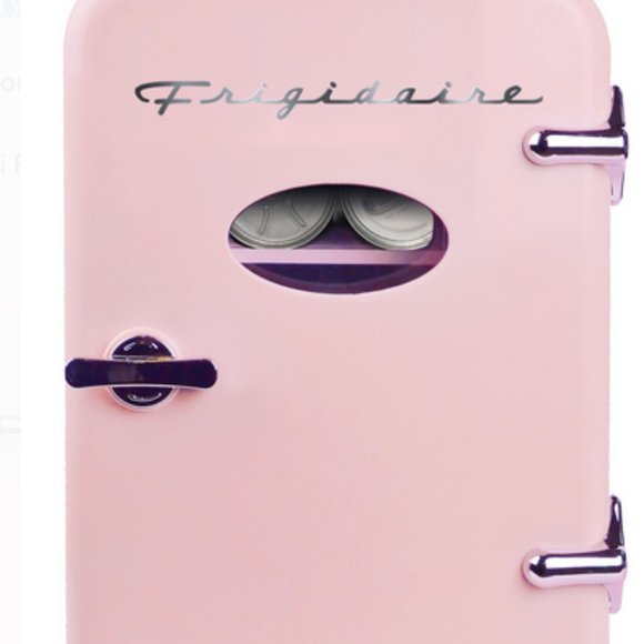 LARGE 9-can Mini Fridge PINK Frigidaire - Picture 5 of 6